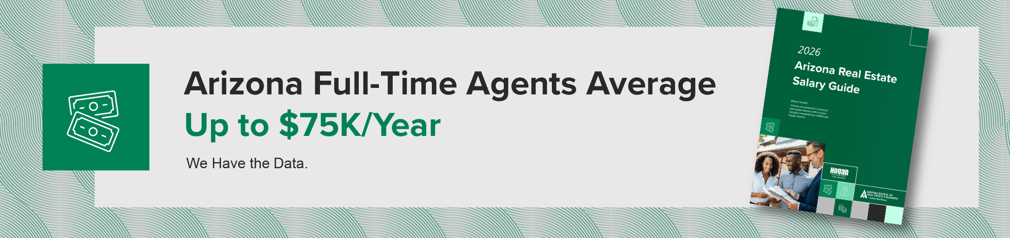 Arizona full-time agents average up to $75k/year. We have the data. Arizona full-time agents average up to $75k/year. We have the data.